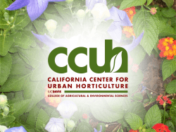 WUCOLS IV Plant List - California Center for Urban Horticulture