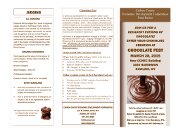 chocolate fest - Carbon County Economic Development Corporation