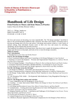 (Eds). (2015). Handbook of the life design paradigm