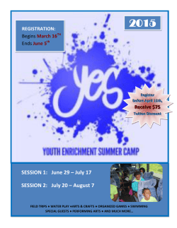 Youth Enrichment Summer Camp