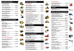excavating equipment milling and paving equipment compaction