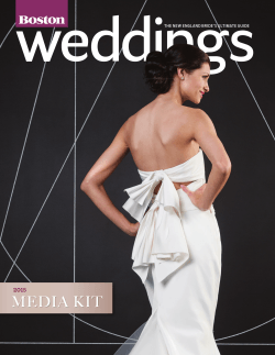Boston Weddings Media Kit