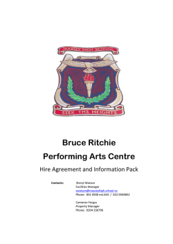 Bruce Ritchie Performing Arts Centre