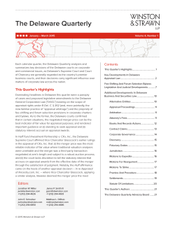 The Delaware Quarterly
