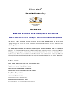 Madrid Arbitration Day