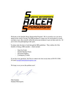 Welcome to the Surdyke Racer Sponsorship Program! We`re excited