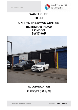 warehouse unit 16, the swan centre rosemary road london sw17 0ar