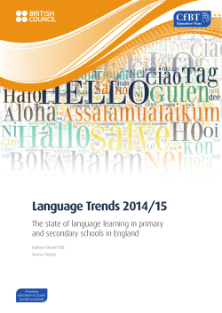 Language Trends 2014/15