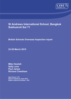 St Andrews International School, Bangkok Sukhumvit Soi 71