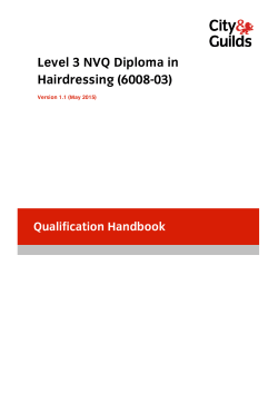 Level 3 NVQ Diploma in Hairdressing (6008-03)