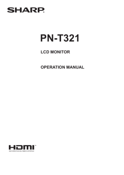 PN-T321 Operation Manual