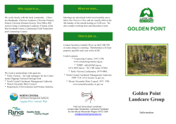 GOLDEN POINT Golden Point Landcare Group