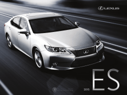 Lexus 2015 ES Brochure - Dealer E