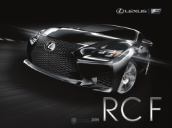 Lexus 2015 RCF Brochure - Dealer E