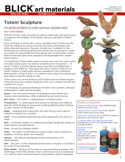 Totem Sculpture - Dick Blick Art Materials