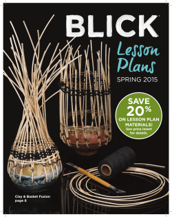 SPRING 2015 - Blick Art Materials
