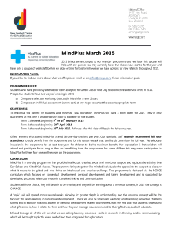 MindPlus March 2015 - Flightdec Communities