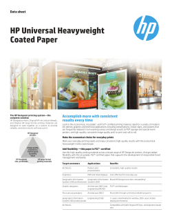 HP Universal Heavyweight Coated Paper