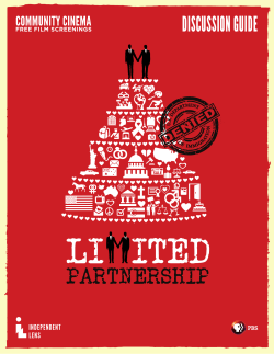 Limited Partnership discussion guide