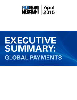 GLOBAL PAYMENTS - Multichannel Merchant