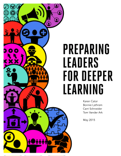 Preparing Leaders for Deeper Learning