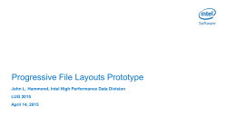 Progressive File Layouts