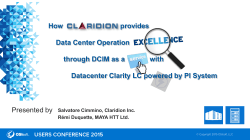 How CLARIDION provides Data Center Operation