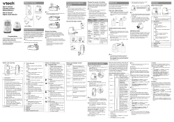 User`s manual (Canada version) DM222/DM222