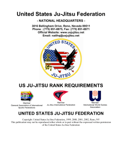 US JU-JITSU Rank Requirements