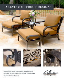 Lakeview Outdoor Designs Catalog