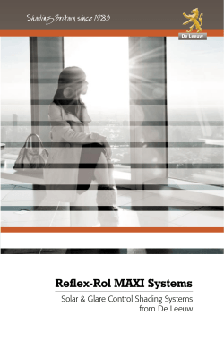 Reflex-Rol MAXI Systems - The Building Product Directory