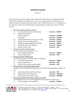 QSB Application Examples Version 1.1 This document