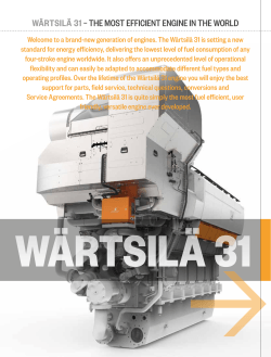 WÃ¤rtsilÃ¤ 31 - the most efficient engine in the world