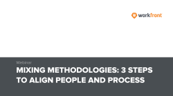 mixing methodologies: 3 steps to align people and process