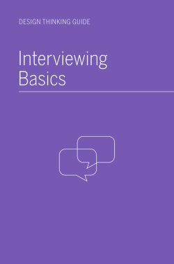 Interviewing Basics