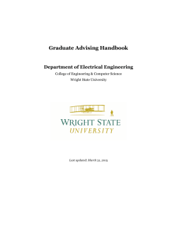Graduate Advising Handbook - College of Engineering and