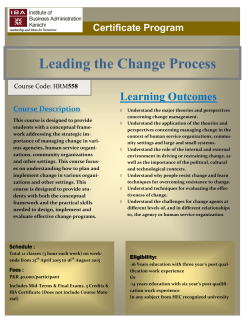 Leading the Change Process - IBA - CEE