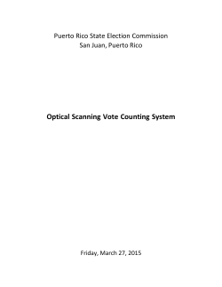 Optical Scanning Vote Counting System
