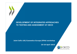 development of integrated approaches to testing and