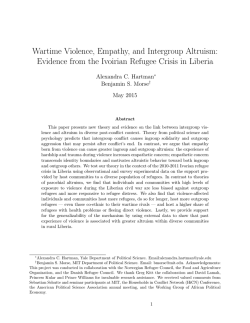 Wartime Violence, Empathy, and Inter