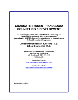 graduate student handbook