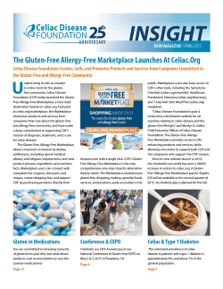 INSIGHT - Celiac Disease Foundation