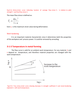 3-1-3 Temperature in metal forming