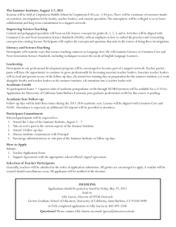 Application - CenSURF - University of California, Santa Barbara