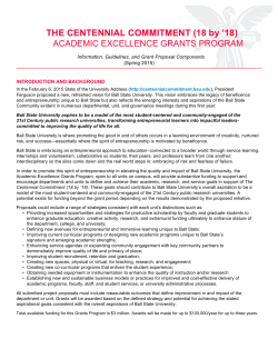 Academic Excellence Grants Program