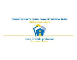 CFRT 2003 Report - Center for Child Protection
