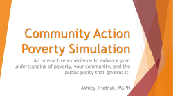 Community Action Poverty Simulation