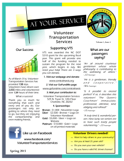 AT YOUR SERVICE - Centralina VTS