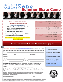 ChillZone Summer Skate Camp - Central Iowa Figure Skating Club