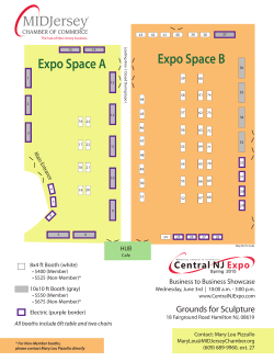 Floor Plan - 2015 Central NJ Expo